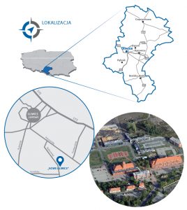 mapa Nowe Gliwice